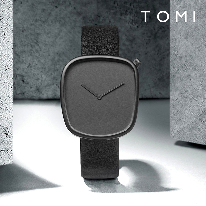 Minimalist Thin Watch - ساعة تومي الحد الأدنى للرجال مربعة