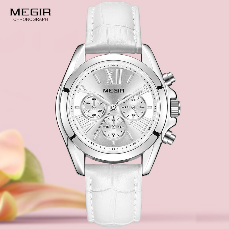 Minimalist Thin Watch - Mejer2019-ساعة جلد فاخرة للنساء ، كرونوغراف