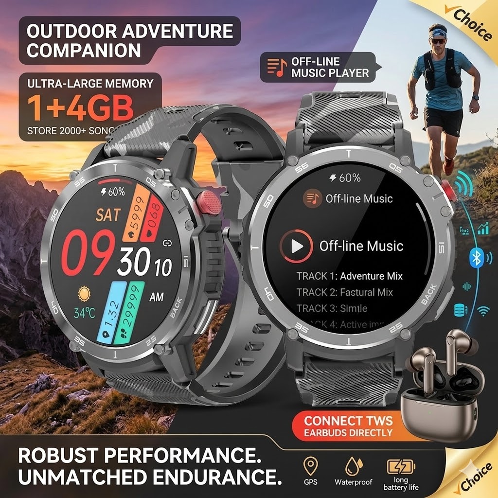 Smartwatch Online Watches For Men - عرض كبير!! ساعة ذكية للرياضات الخارجية