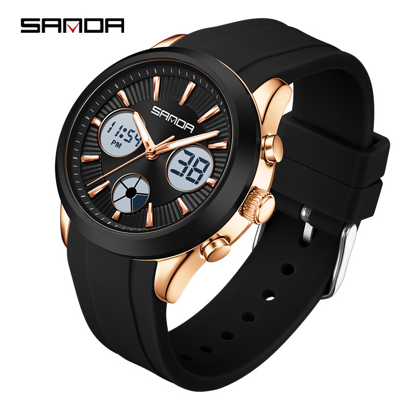 Smartwatch Sports Watches For Men - ساعة إلكترونية من ساندا مضيئة متعددة