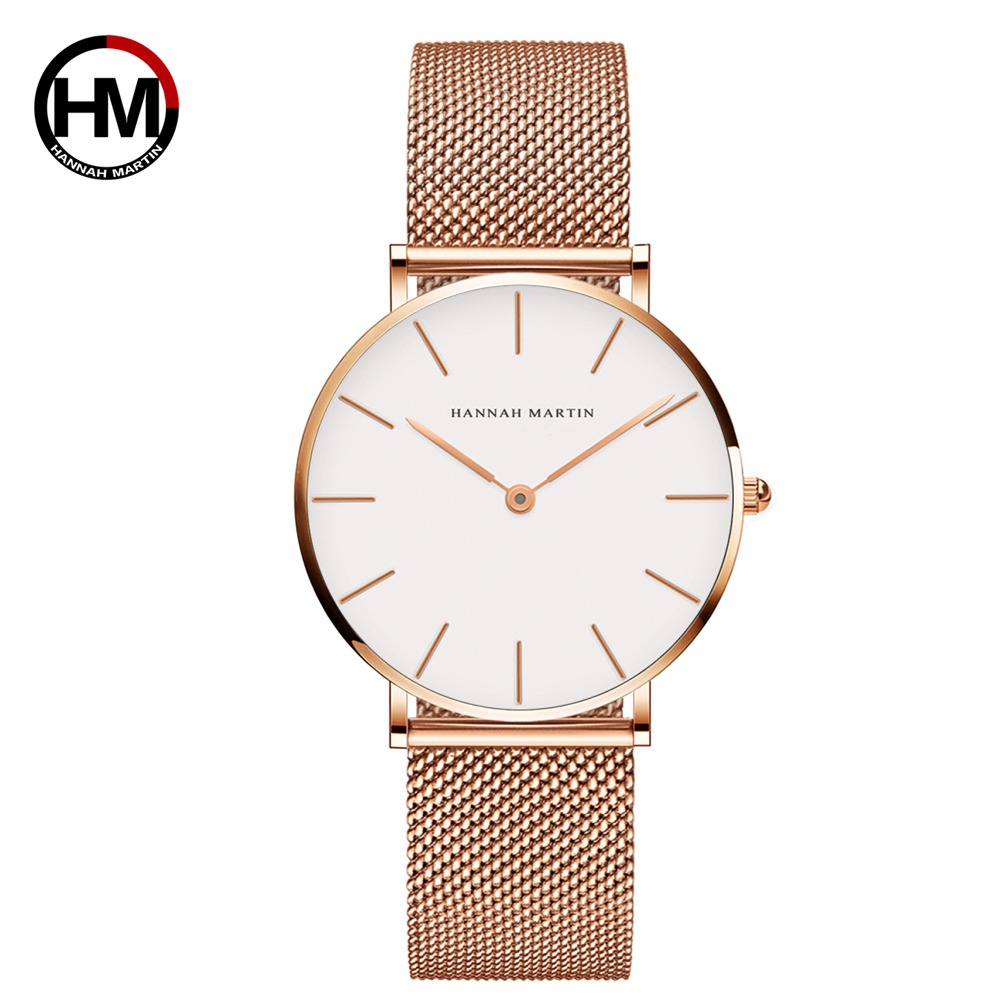 Minimalist Thin Watch - هانا مارتن العلامة التجارية الفاخرة الساعات