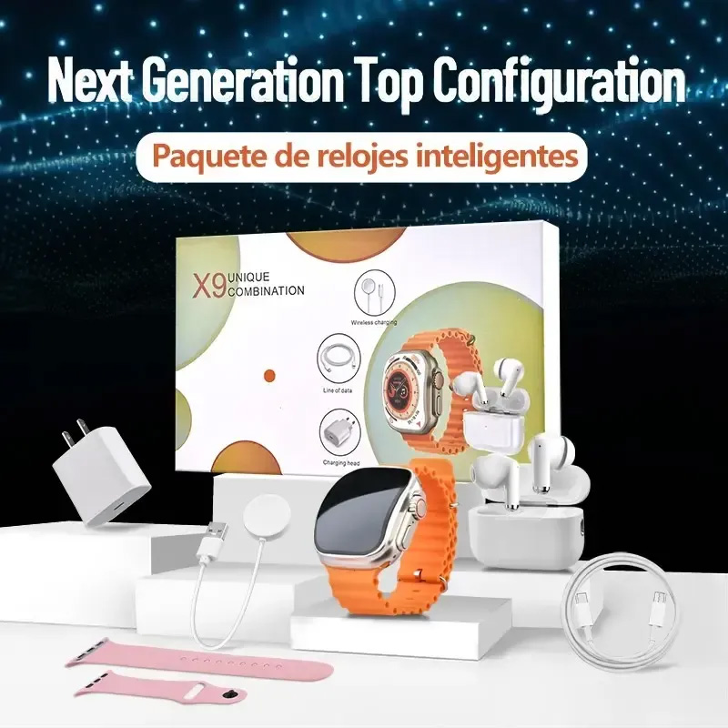 Smartwatch Premium Watches For Women - مجموعة ساعة ذكية فاخرة 6 في
