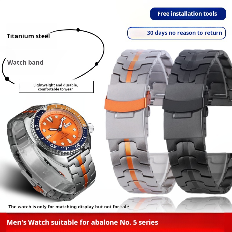 Seiko Watch 5 Sports - 22 ملم لسيكو أذن البحر المعلب