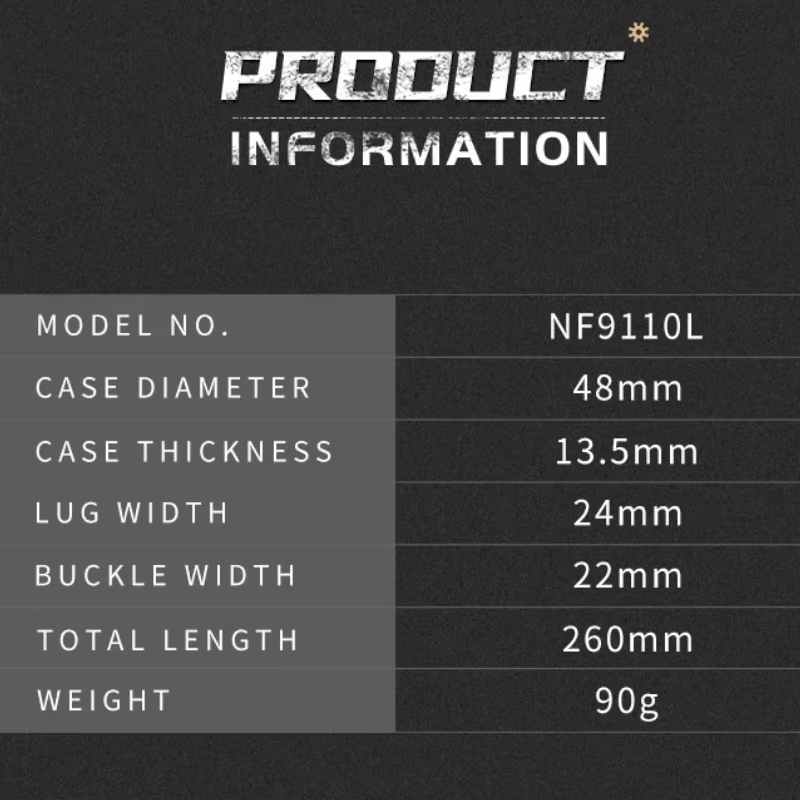 ساعة NAVIFORCE الرياضية العسكر - مراجعة Smartwatch Sports Watches For Men وسعره