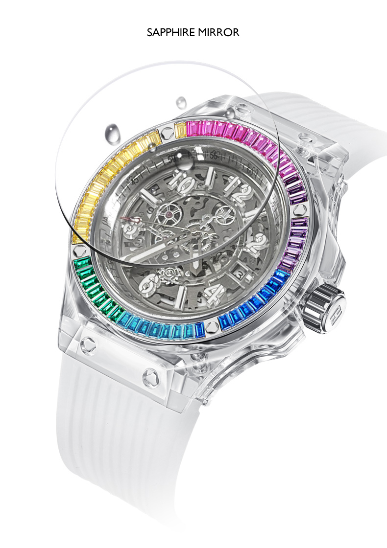 ساعة يد نسائية أوتوماتيكية من  - مراجعة Skeleton Mechanical Watch وسعره