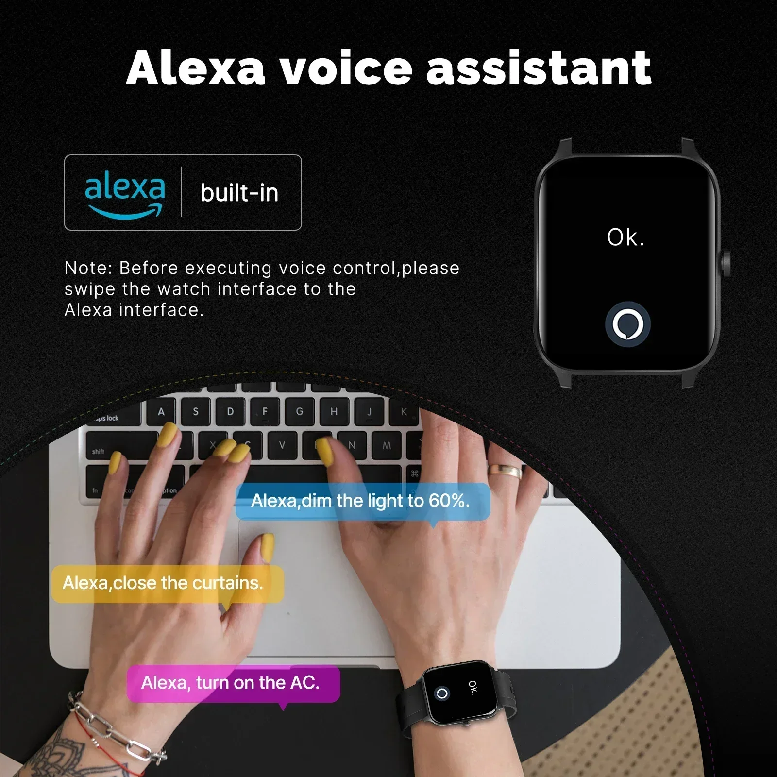 ساعة MOES الذكية Alexa المدمجة - مراجعة Watch Iwo وسعره