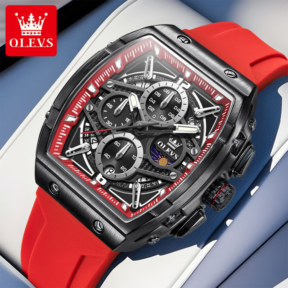OLEVS 2975 ساعة رجالي موضة اله - مراجعة Skeleton Mechanical Watch وسعره