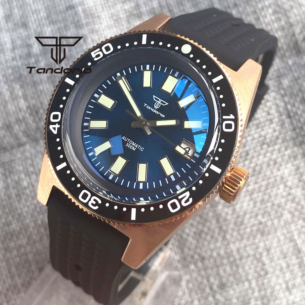 Tandorio 62 MAS CUSN8 صلب برون - مراجعة Seiko Watch 5 Sports وسعره