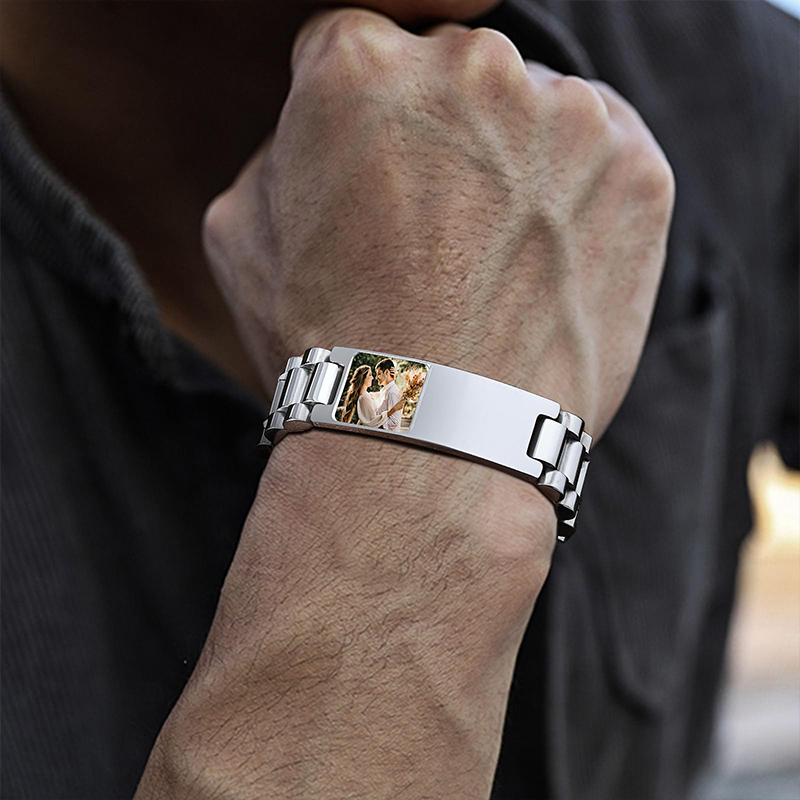 صورة مخصصة نص سوار حزام (استيك - مراجعة Smartwatch Sports Watches For Men وسعره