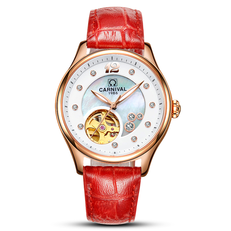 ساعة نسائية فاخرة من سويسرا كا - مراجعة Skeleton Mechanical Watch وسعره