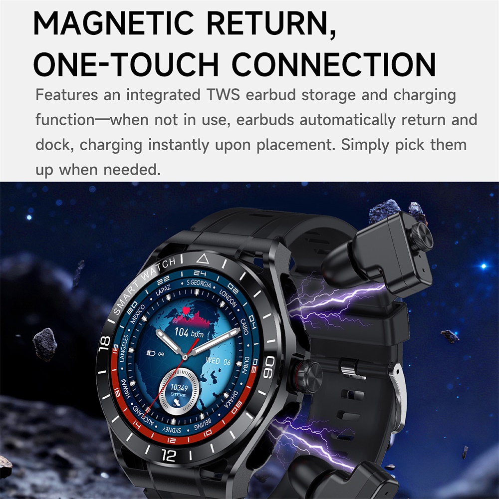 ساعة ذكية 2 في 1 مع سماعات بلو - مراجعة Smartwatch Noise Watches وسعره