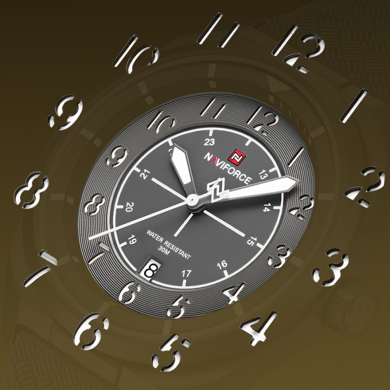 ساعة نافيفورس للرجال بحركة كوا - مراجعة Smartwatch Sports Watches For Men وسعره