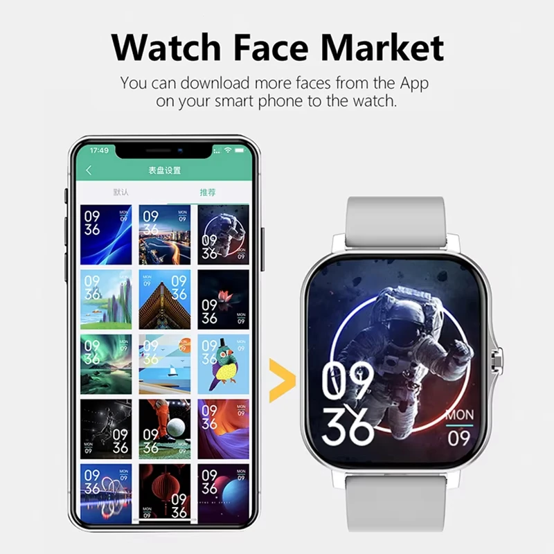 ساعة ذكية رياضية مقاومة للماء  - مراجعة Smartwatch Sports Watches For Men وسعره