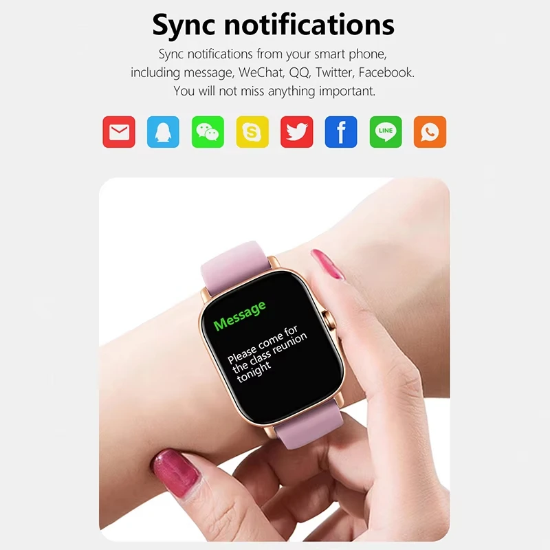 ساعة ذكية رياضية مقاومة للماء  - مراجعة Smartwatch Sports Watches For Men وسعره