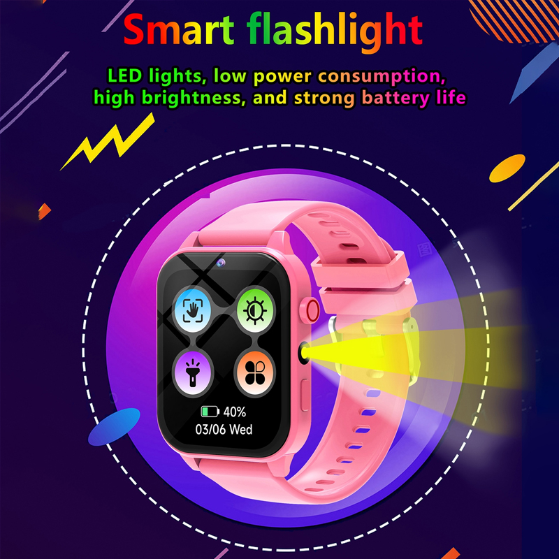 لعبة أطفال ساعة ذكية مصباح يدو - مراجعة Smartwatch Watches For Kid Boy وسعره