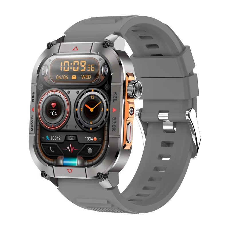 جديد HK84 الرجال ساعة ذكية AMO - مراجعة Smartwatch Sports Watches For Men وسعره
