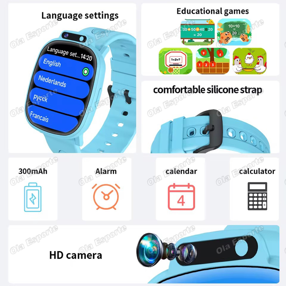 ساعة أطفال هدية عيد ميلاد للطف - مراجعة Smartwatch Watches For Kid Boy وسعره