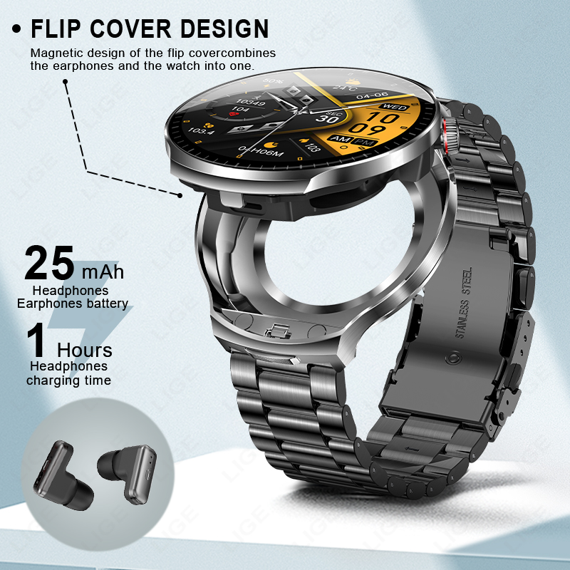 ساعة ذكية جديدة مع سماعات لاسل - مراجعة Smartwatch Noise Watches وسعره