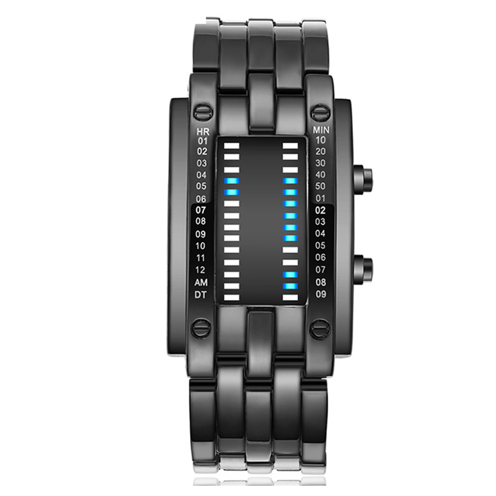 ساعة إلكترونية رقمية LED زرقاء - مراجعة Smartwatch Premium Watches For Women وسعره