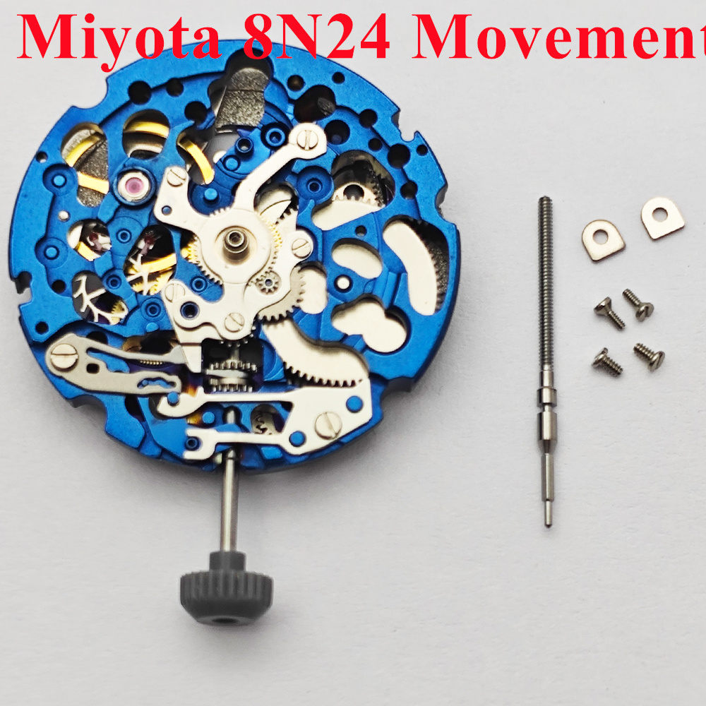 ميوتا 8N24 حركة ميكانيكية أوتو - مراجعة Skeleton Mechanical Watch وسعره