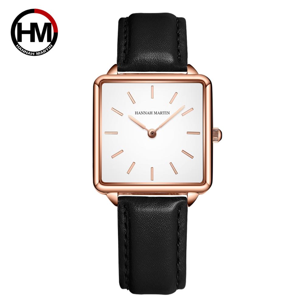 جلد طبيعي حزام اليابان الكوارت - مراجعة Minimalist Thin Watch وسعره