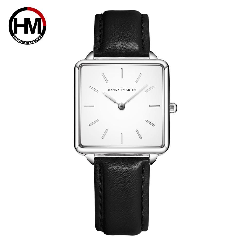 جلد طبيعي حزام اليابان الكوارت - مراجعة Minimalist Thin Watch وسعره