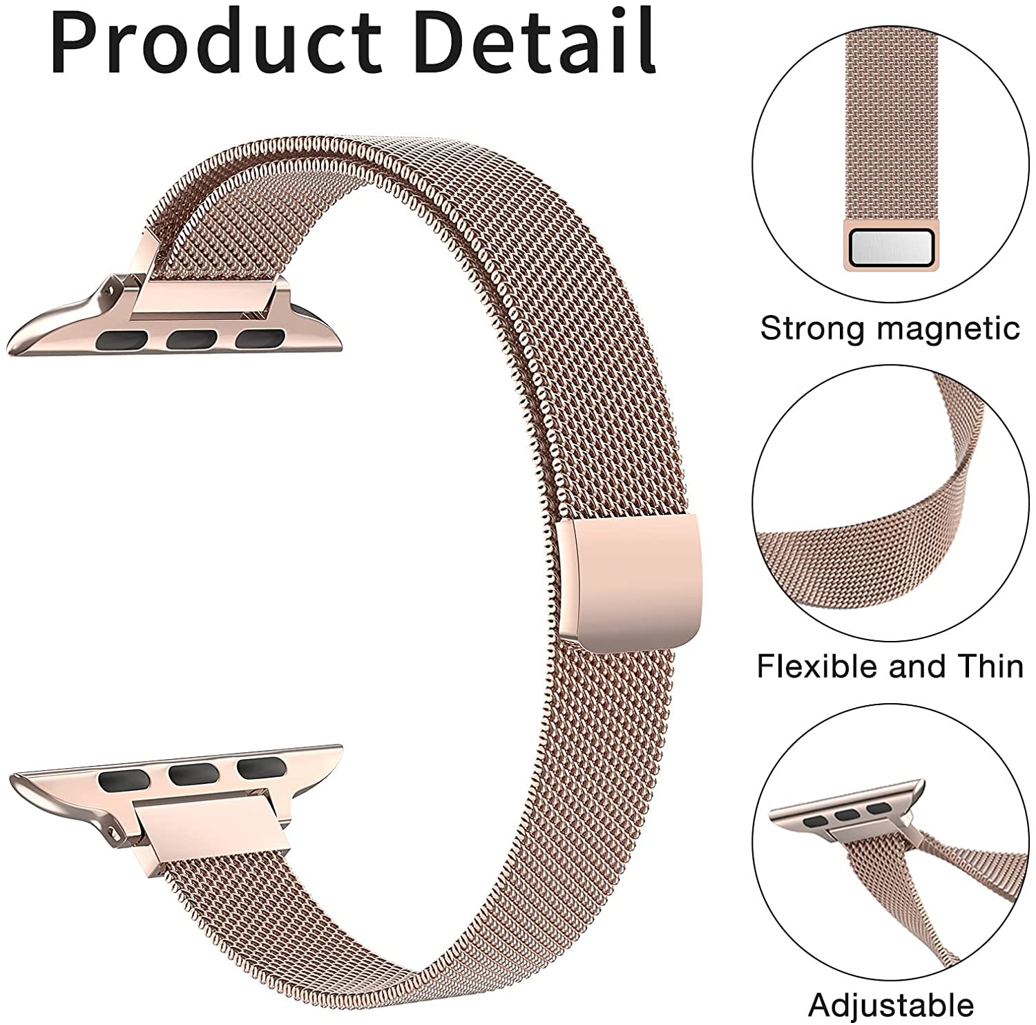 حزام حلقة ميلانو نحيف لساعة أب - مراجعة Smartwatch Slim Watches For Men وسعره
