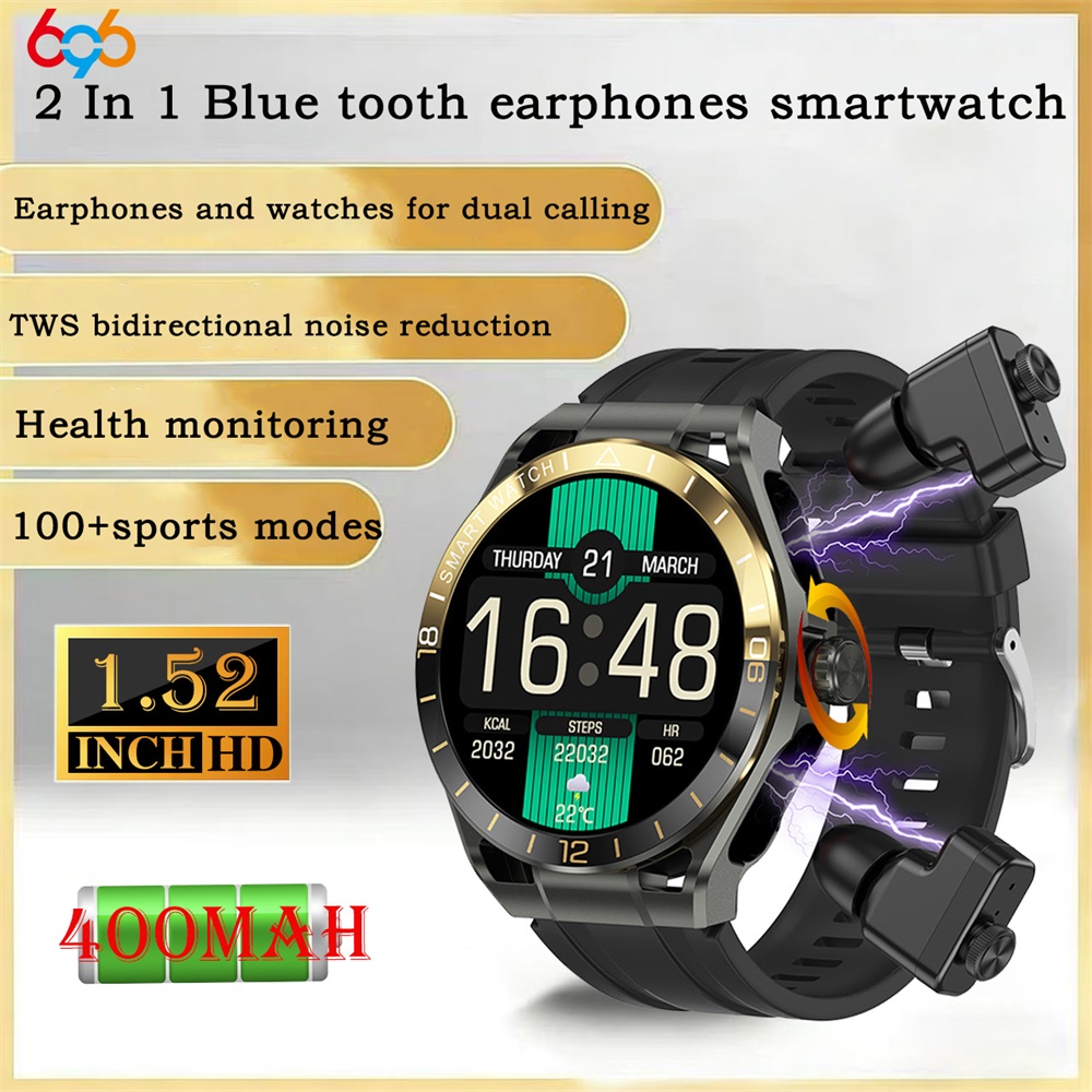 ساعة ذكية 1.52 بوصة 2 في 1 مع  - مراجعة Smartwatch Noise Watches وسعره