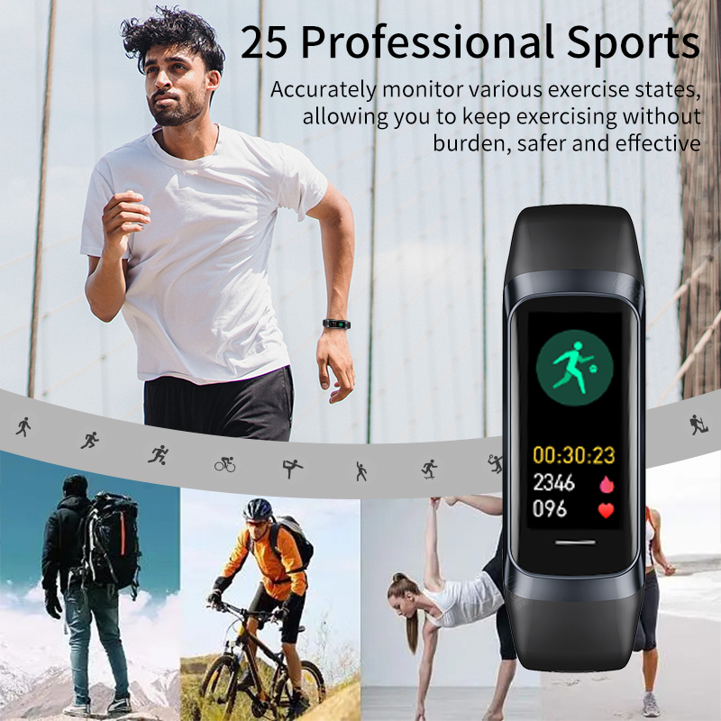 LIGE 1.1 بوصة Amoled مراقب معد - مراجعة Smartwatch Slim Watches For Men وسعره