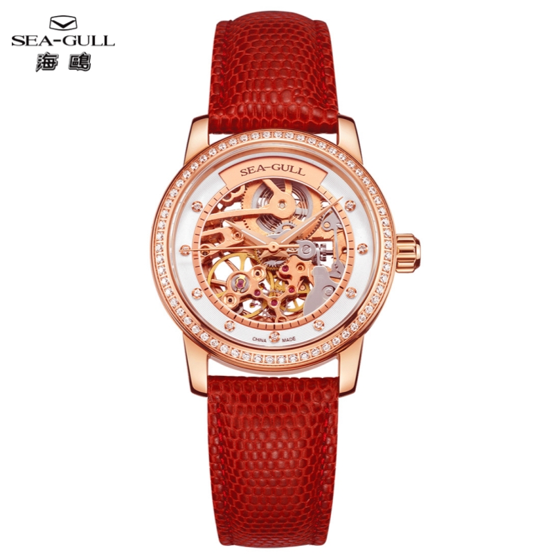 ساعة يد نسائية ميكانيكية من Se - مراجعة Skeleton Mechanical Watch وسعره