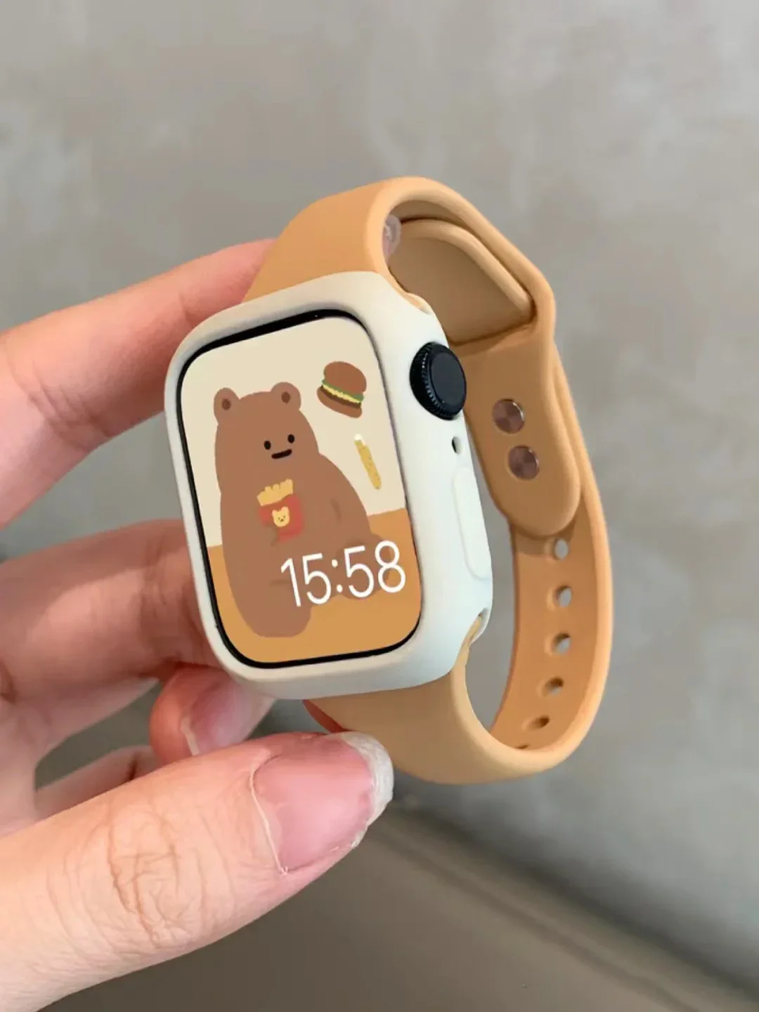 حزام سيليكون نحيف لساعة أبل 45 - مراجعة Smartwatch Slim Watches For Men وسعره