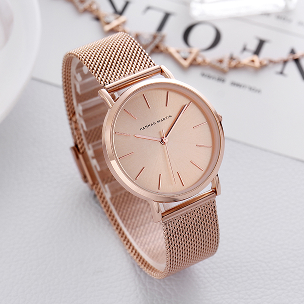 هانا مارتن العلامة التجارية ال - مراجعة Minimalist Thin Watch وسعره