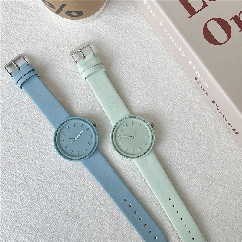 ساعة ماكارون كولور سيريز النسا - مراجعة Minimalist Thin Watch وسعره