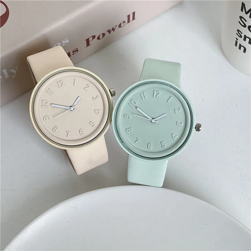 ساعة ماكارون كولور سيريز النسا - مراجعة Minimalist Thin Watch وسعره