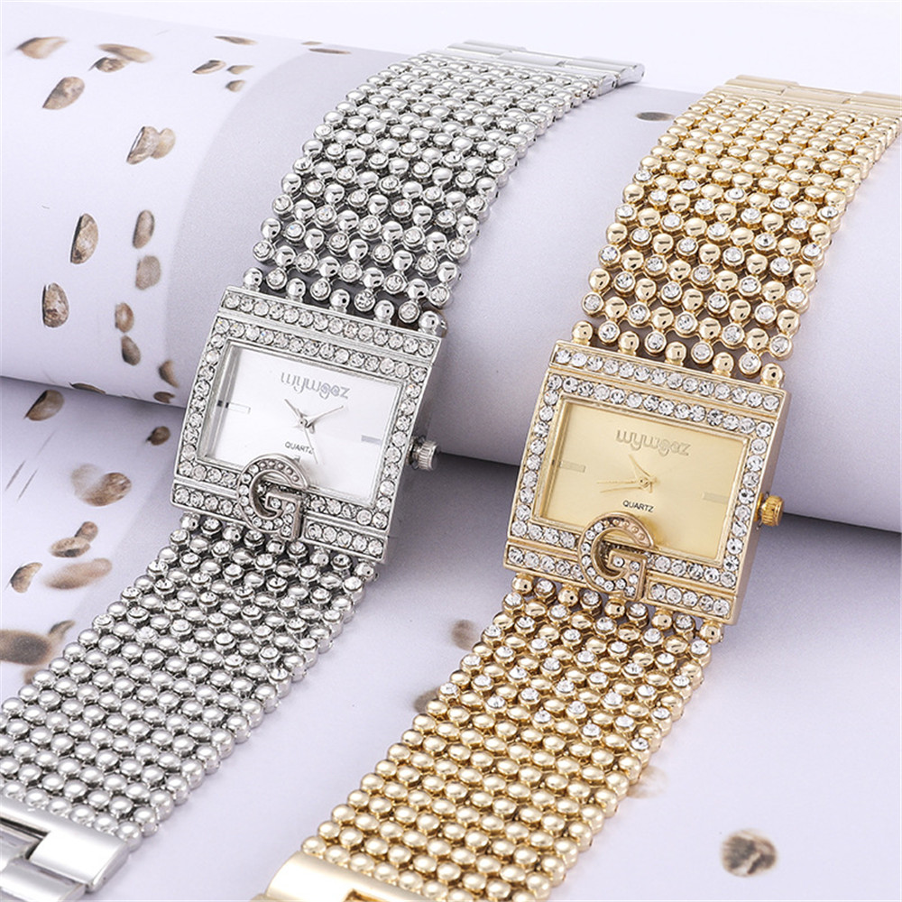 ساعات ذهبية مربعة بسيطة للنساء - مراجعة Minimalist Thin Watch وسعره