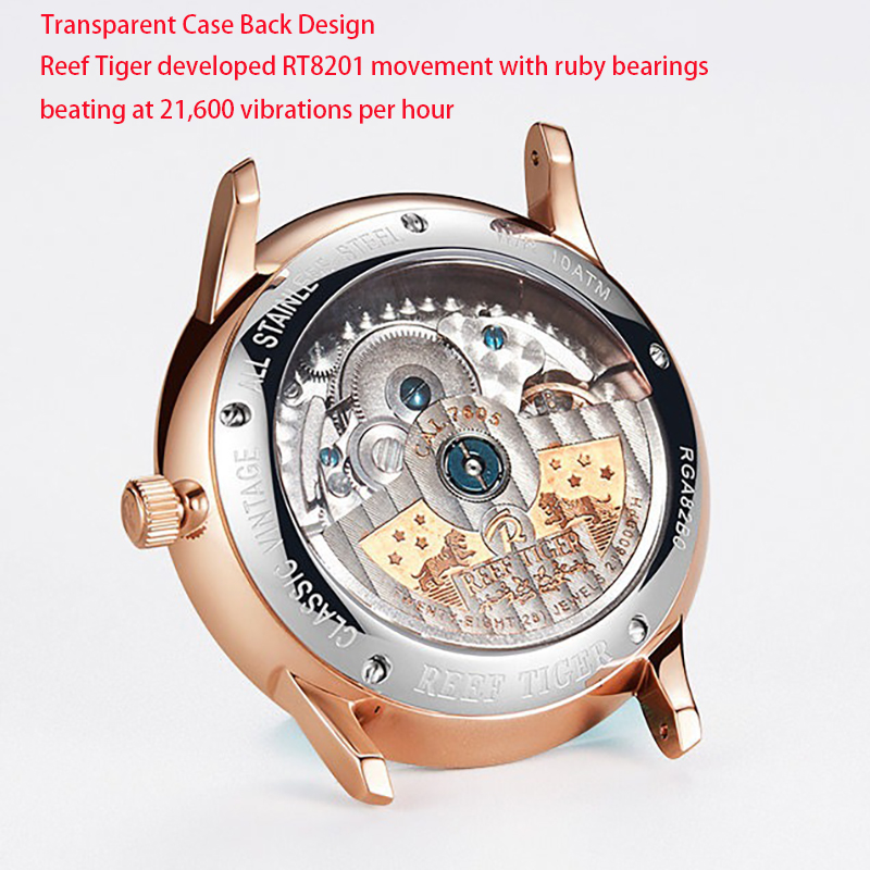 ساعة ميكانيكية مقاومة للماء لل - مراجعة Skeleton Mechanical Watch وسعره