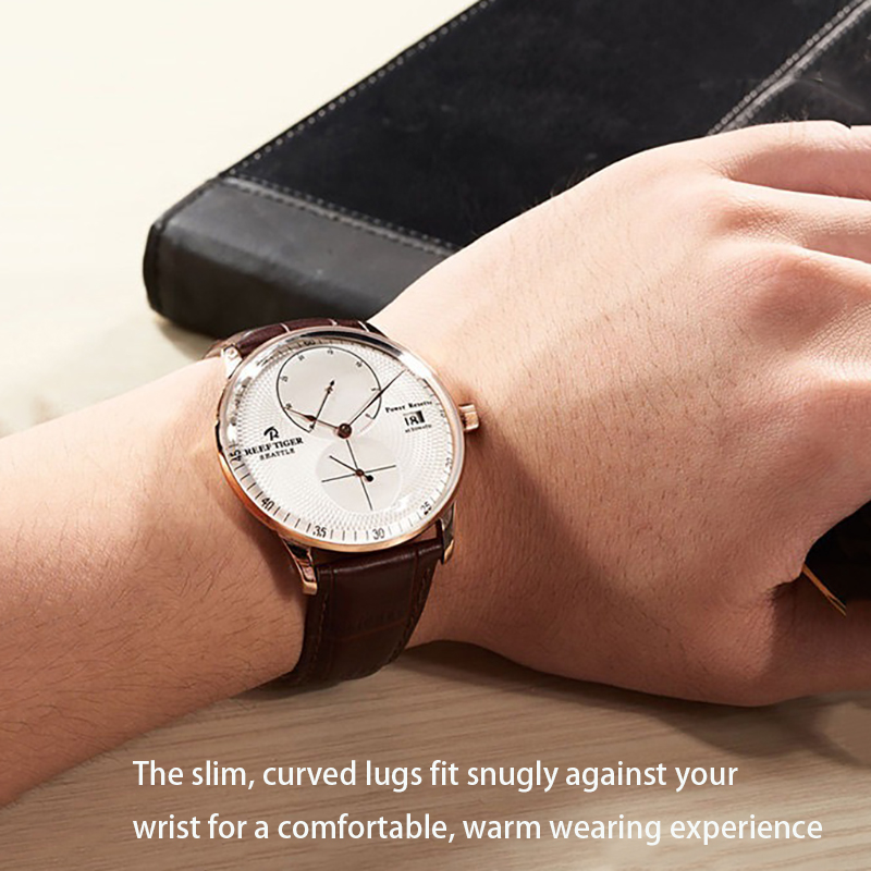 ساعة ميكانيكية مقاومة للماء لل - مراجعة Skeleton Mechanical Watch وسعره