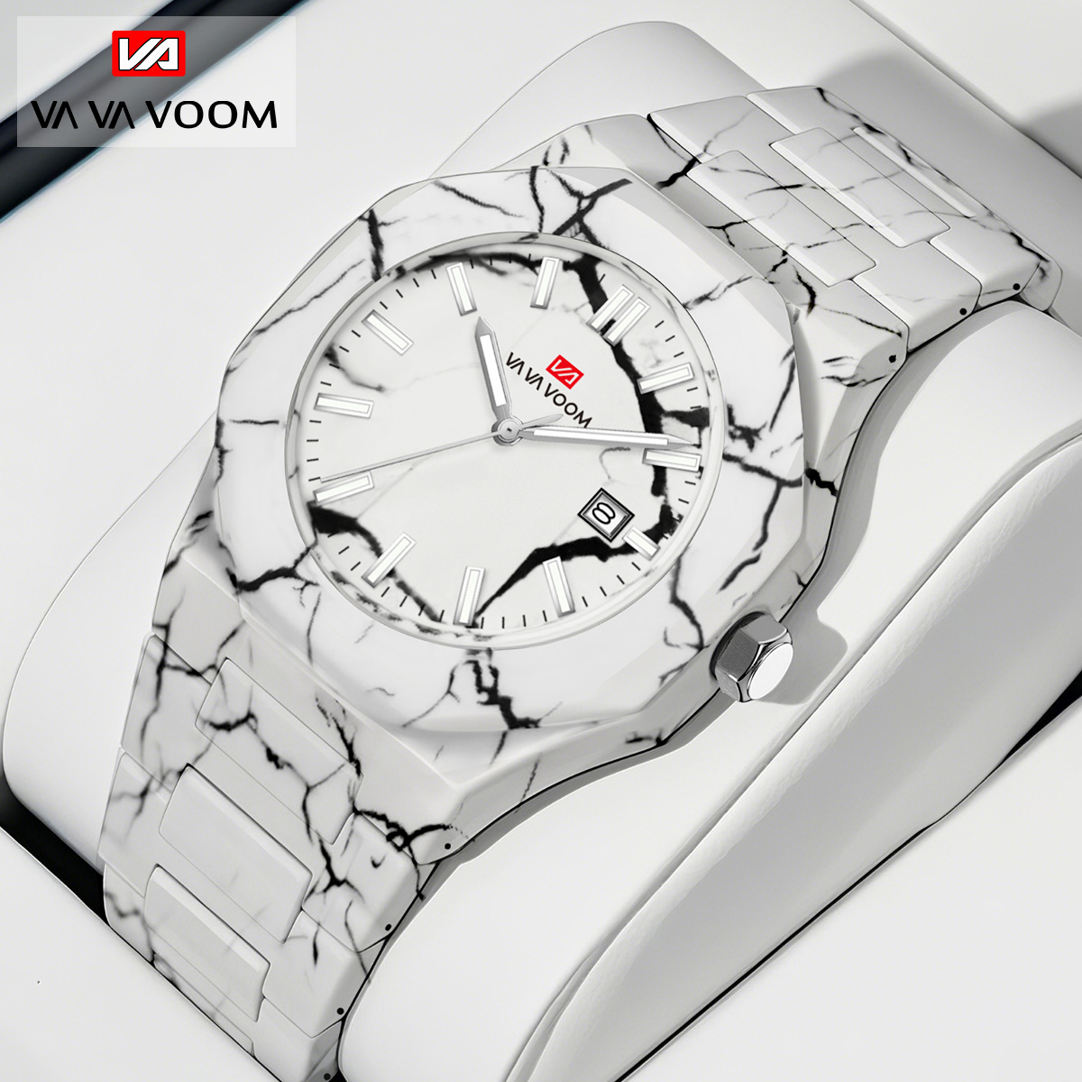 VA VA VOOM ساعات رجالية حركة ك - مراجعة Smartwatch Sports Watches For Men وسعره