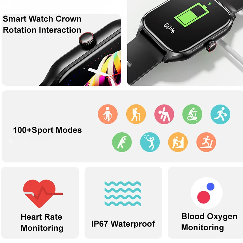 ساعة ذكية متعددة الوظائف Awei  - مراجعة Smartwatch Online Watches For Men وسعره