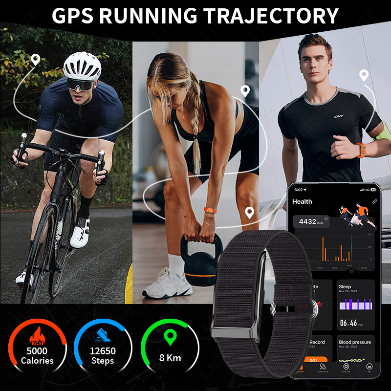 LIGE 100+ الرياضة جهاز تعقب لل - مراجعة Smartwatch Sports Watches For Men وسعره