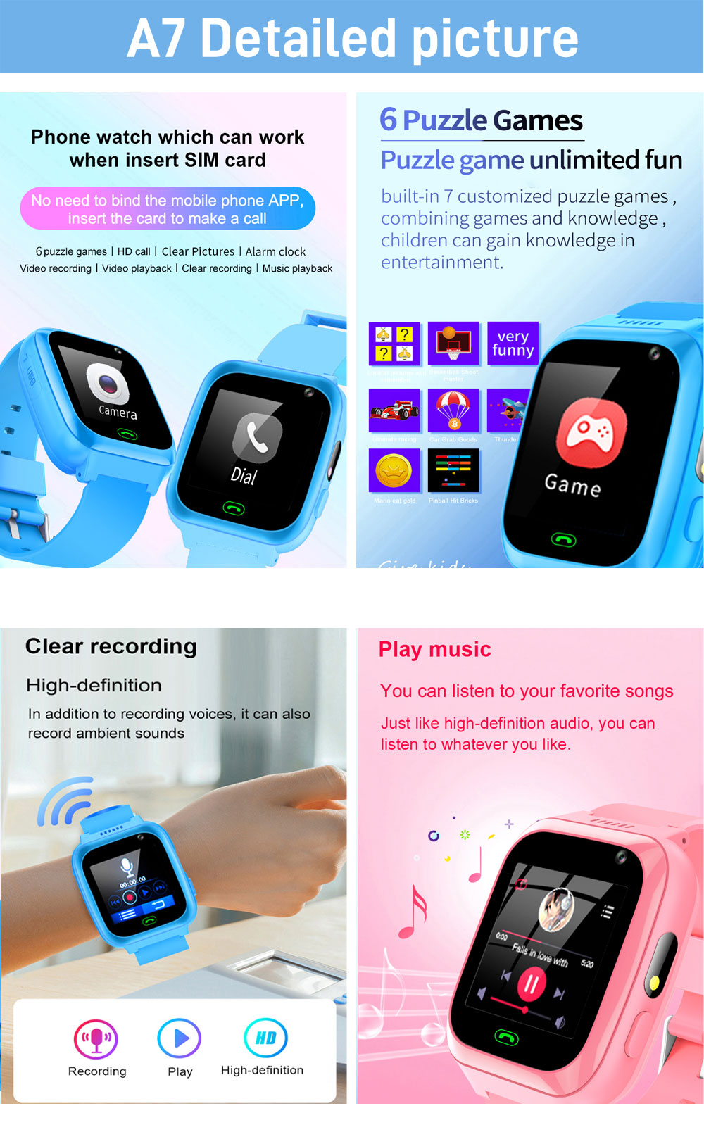 2G 4G الاطفال ساعة ذكية الهاتف - مراجعة Smartwatch Watches For Kid Boy وسعره